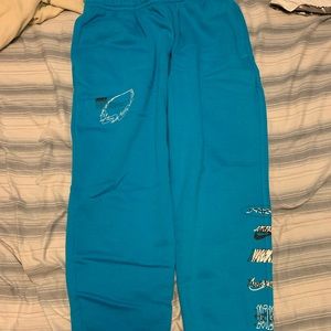 Blue Nike Sweats. never worn